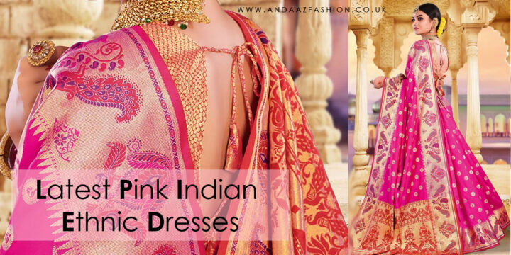 Latest Pink Net Gown Style Dresseseid special dress 2022 for girl in india