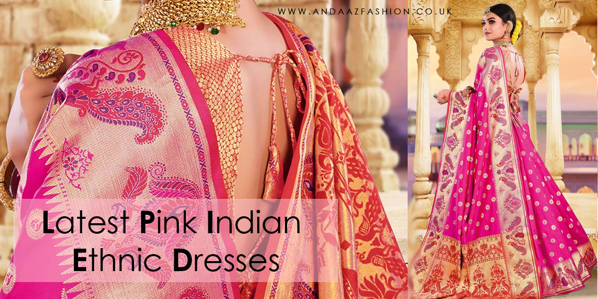 Buy JUNIPER Pink Printed Cotton Round Neck Women's Ethnic Dress | Shoppers  Stop