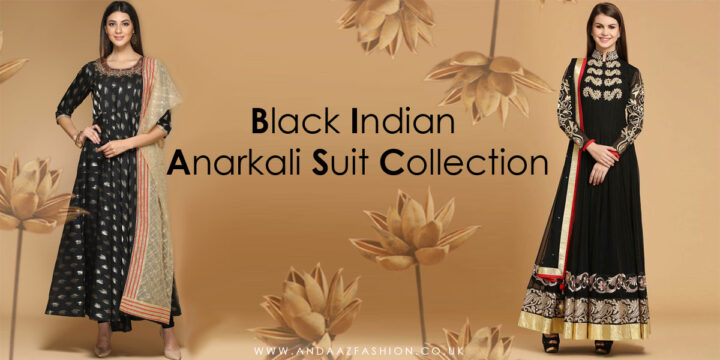 Black Indian Anarkali Suit Collection