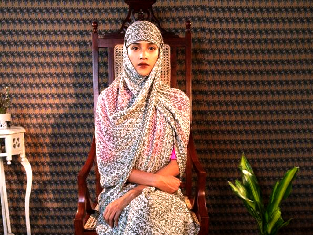 Hijab style hotsell with lehenga