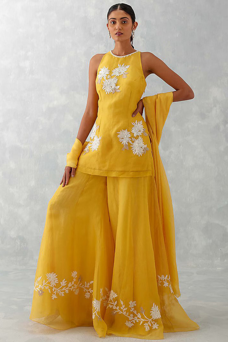 sachin and babi light blue dress Indian Cocktail Outfits & Party Dresses for Women & Men main image 1