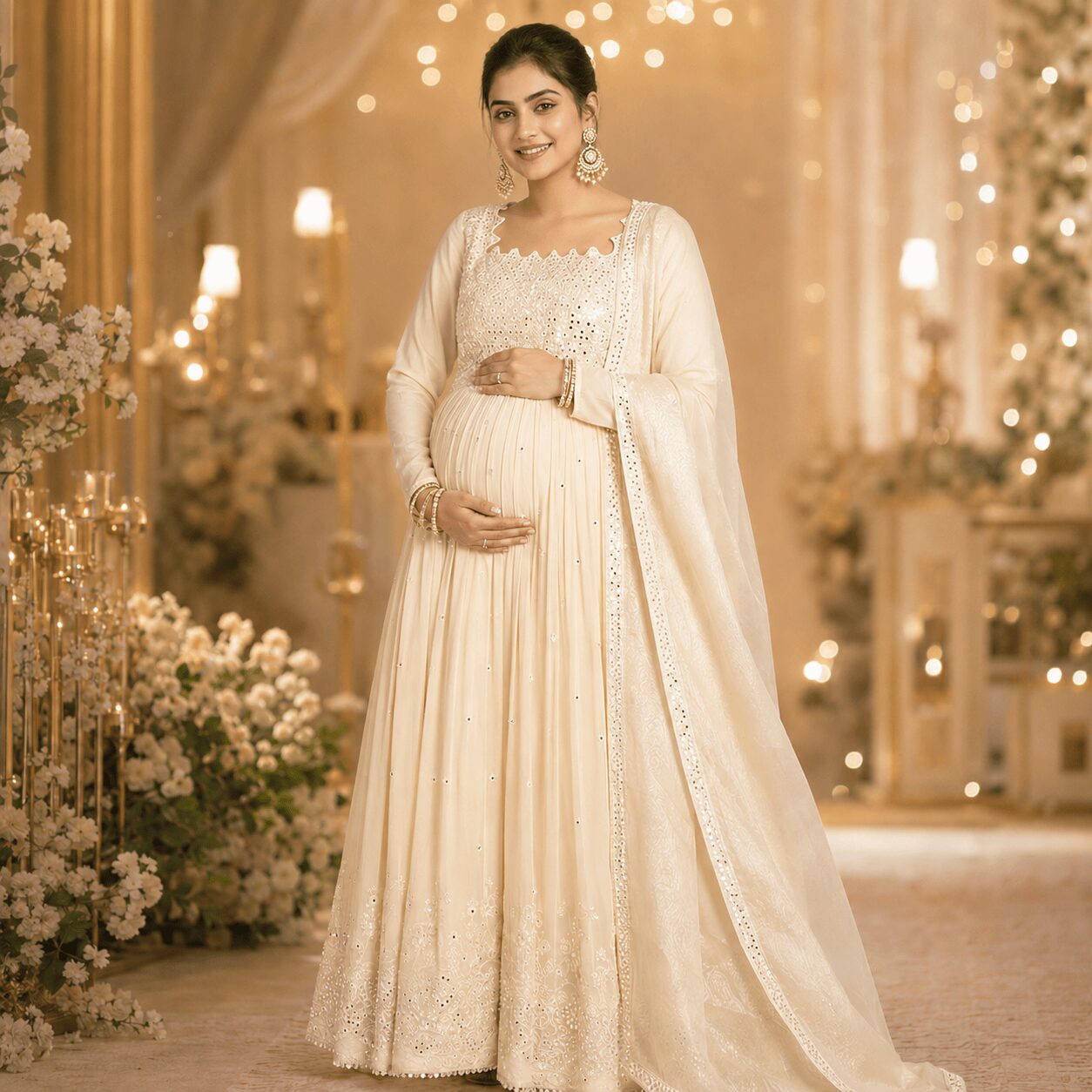 anarkali dresses for pregnant ladies Maternity Wear Guide: Learn What to Wear During Pregnancy perfect during and post